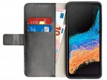 Just in Case Wallet Case Zwart - Samsung Galaxy Xcover 6 Pro hoesje