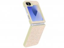 CaseMania Diamond Inlay Case Goud - Samsung Galaxy Z Flip 6 hoesje