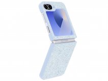 CaseMania Diamond Inlay Case Blauw - Samsung Galaxy Z Flip 6 hoesje
