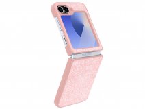 CaseMania Diamond Inlay Case Roze - Samsung Galaxy Z Flip 6 hoesje
