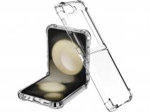 Hinged Anti-Shock TPU Case Doorzichtig - Samsung Galaxy Z Flip 6 hoesje