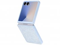 CaseMania Diamond Inlay Case Blauw - Samsung Galaxy Z Flip 7 hoesje