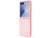 CaseMania Diamond Inlay Case Roze - Samsung Galaxy Z Flip 7 hoesje