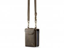 CaseMania Crossbody Koord Case Bruin - Samsung Galaxy Z Flip 7 hoesje