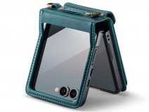 CaseMania Crossbody Koord Case Groen - Samsung Galaxy Z Flip 7 hoesje