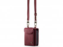 CaseMania Crossbody Koord Case Rood - Samsung Galaxy Z Flip 7 hoesje