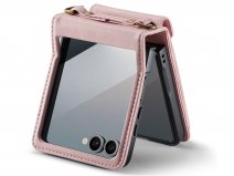 CaseMania Crossbody Koord Case Roze - Samsung Galaxy Z Flip 7 hoesje