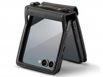 CaseMania Crossbody Koord Case Zwart - Samsung Galaxy Z Flip 7 hoesje