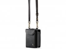 CaseMania Crossbody Koord Case Zwart - Samsung Galaxy Z Flip 7 hoesje
