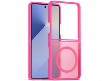 CaseMania Frozen MagSafe Case Fuchsia - Samsung Galaxy Z Flip 7 hoesje