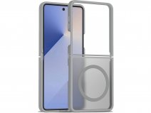CaseMania Frozen MagSafe Case Grijs - Samsung Galaxy Z Flip 7 hoesje