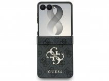 Guess Big 4G Monogram Case Grijs - Samsung Galaxy Z Flip 8 hoesje