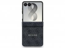 Guess Monogram MagSafe Case Grijs - Samsung Galaxy Z Flip 8 hoesje