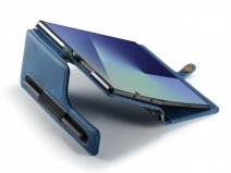 CaseMania Stand Wallet Bookcase Blauw - Samsung Galaxy Z Fold 7 hoesje