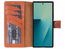 Solidenz Top Grain Wallet Burned Cognac - Samsung Galaxy Z Fold 7 Leer