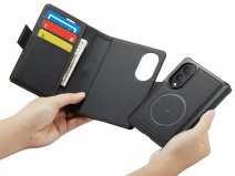 CaseMania 2in1 Bookcase Qi2 Zwart - Samsung Galaxy Z Fold 8 Hoesje