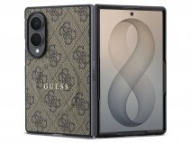 Guess Monogram MagSafe Case Bruin - Samsung Galaxy Z Fold 8 hoesje