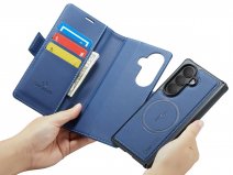 CaseMania 2in1 Bookcase Qi2 Blauw - Samsung Galaxy Z Fold 8 Ultra Hoesje
