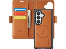 CaseMania 2in1 Bookcase Qi2 Cognac - Samsung Galaxy Z Fold 8 Ultra Hoesje
