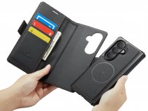 CaseMania 2in1 Bookcase Qi2 Zwart - Samsung Galaxy Z Fold 8 Ultra Hoesje