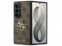 Guess Big 4G Monogram Case Bruin - Samsung Galaxy Z Fold 8 Ultra hoesje