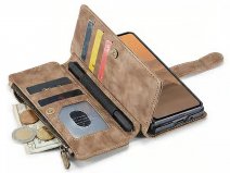 Solidenz Ritsvak Wallet Case Bruin - Samsung Galaxy Z Fold 8 Ultra Hoesje