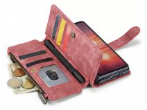 Solidenz Ritsvak Wallet Case Rood - Samsung Galaxy Z Fold 8 Ultra Hoesje