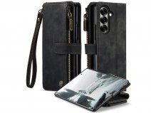 Solidenz Ritsvak Wallet Case Zwart - Samsung Galaxy Z Fold 8 Ultra Hoesje