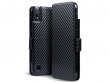 CaseBoutique Slim Bookcase Carbon - Samsung Galaxy A10 hoesje
