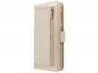 Glitsie Zip Case met Rits Goud - Samsung Galaxy A10 hoesje