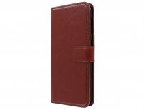 Book Case Mapje Bruin - Samsung Galaxy A10 hoesje