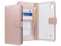 Book Case Mapje Rosé - Samsung Galaxy A10 hoesje