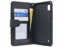 Glitsie Zip Case met Rits Zwart - Samsung Galaxy A10 hoesje