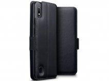 CaseBoutique Leather Case Zwart Leer - Samsung Galaxy A10 hoesje