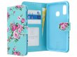 Book Case Mapje Bloemenprint - Samsung Galaxy A20e hoesje
