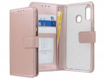 Book Case Mapje Rosé Goud - Samsung Galaxy A20e hoesje