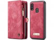 CaseMe 2in1 Wallet Ritsvak Case Rood - Samsung Galaxy A20e Hoesje