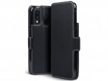 CaseBoutique Slim Wallet Case Zwart - Galaxy A40 hoesje