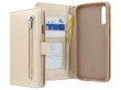 Book Case met Ritsvakje Goud - Samsung Galaxy A50 hoesje