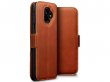 CaseBoutique Slim Cognac Leer - Galaxy A6 2018 hoesje