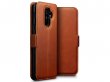 CaseBoutique Slim Cognac Leer - Galaxy A6+ 2018 hoesje