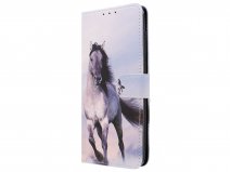 Book Case Mapje Paard Horse - Samsung Galaxy A70 hoesje