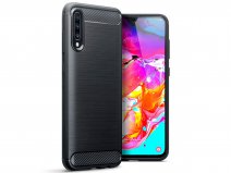 CaseBoutique Carbon TPU Skin - Samsung Galaxy A70 hoesje