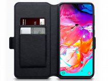 CaseBoutique Slim Wallet Case Carbon - Galaxy A70 hoesje