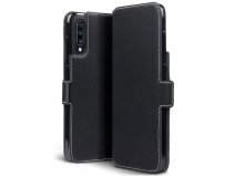 CaseBoutique Slim Wallet Case Zwart - Galaxy A70 hoesje