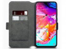 CaseBoutique Slim Wallet Case Zwart - Galaxy A70 hoesje