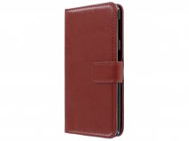 Book Case Mapje Bruin - Samsung Galaxy A7 2018 hoesje