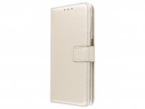 Book Case Mapje Goud - Samsung Galaxy A7 2018 hoesje