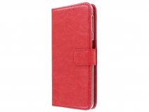 Book Case Mapje Rood - Samsung Galaxy A7 2018 hoesje