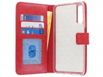 Book Case Mapje Rood - Samsung Galaxy A7 2018 hoesje